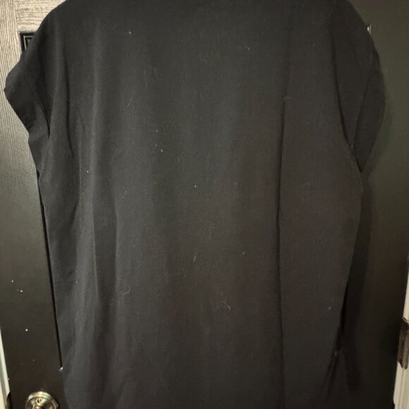 Womens Basic Black Cap Sleeve Tee Extra Large - Picture 3 of 3